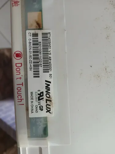 Tela de notebook HP.