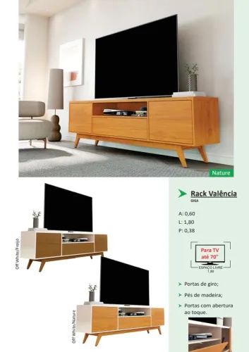 Rack Valência 1,80m