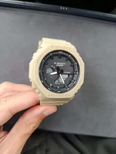 Relógio GShock Casio na cor creme novo