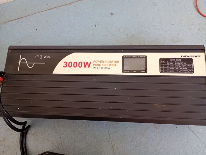 Inversor 24v 3000 watts  pura onda senoidal 