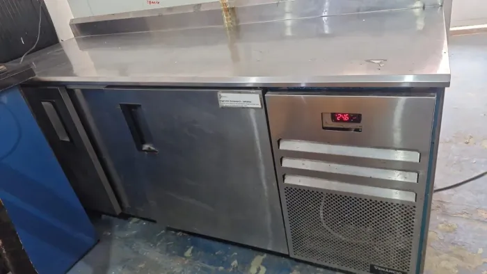 Balcão refrigerado aço inox