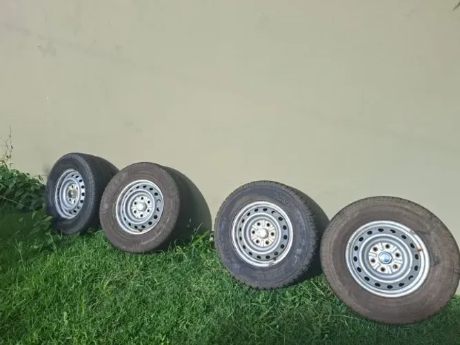 Pneus HIFLY 245/70 R16 com rodas originais L200 - AT601 + HT