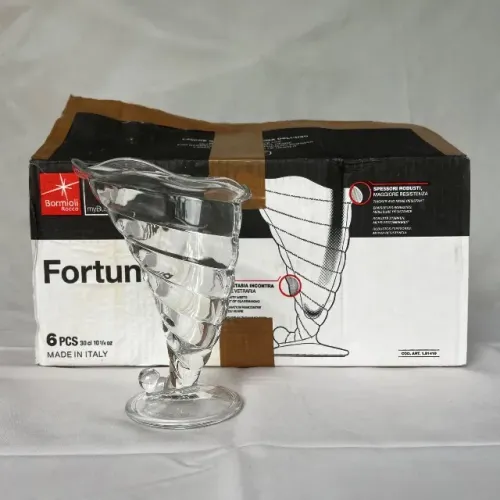 Kit com 5 Taças para Sobremesa Fortuna Bormioli Rocco (Itália)