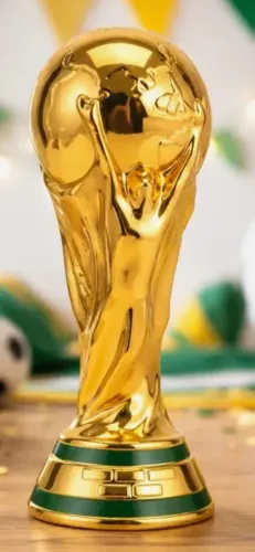 Replica da taça da copa do mundo 25 cm 