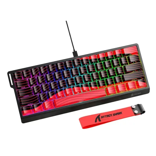 Teclado Magnético Gamer Attack Shark X60 HE, 60%, Rapid Trigger, 8000Hz