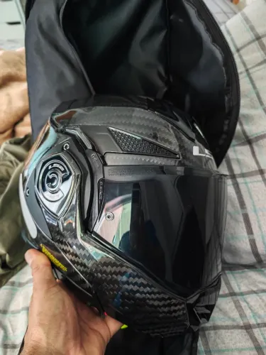 Capacete LS2 FF901 Advant X Carbon Solid - Articulado