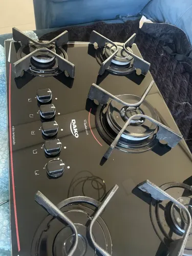 Fogão Cooktop Dako 5 bocas turbo