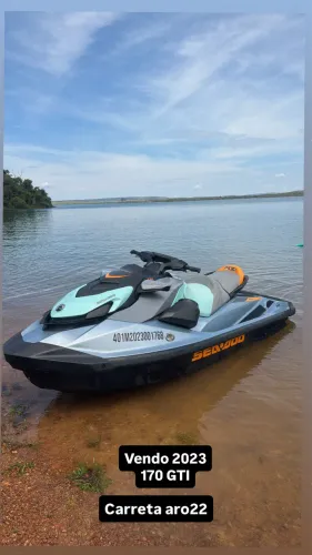 Sea-Doo GTI SE 170 2023 ? 80h Revisado ? Carreta Aro 22