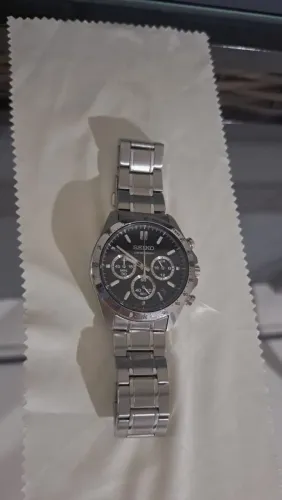 Relógio Seiko cronógrafo linha Spirit