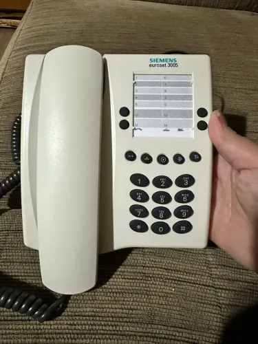 Telefone Siemens Novo + Identificador de Chamadas