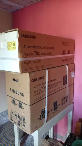 Vendo ar condicionado 9000 BTUs está na caixa Samsung 