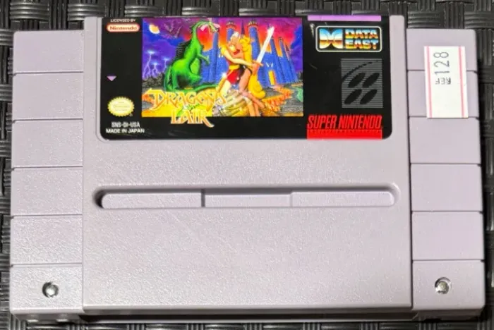 Dragon?s Lair Original SNES Super Nintendo Americano Data East