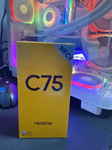 Realme C75 5G 256GB 8GB RAM Storm Black Lacrado NFC