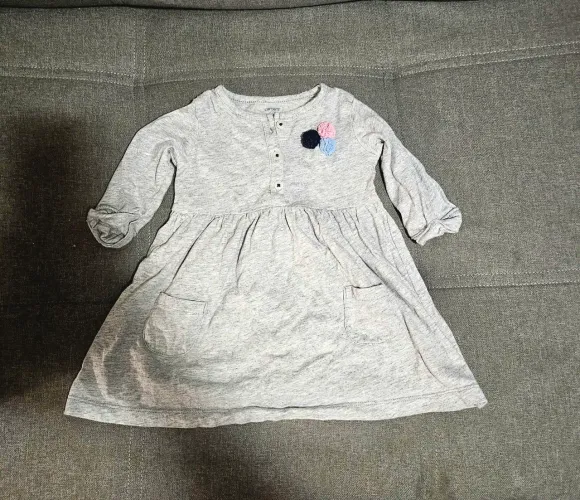 Vestido Carters infantil bebê 12 meses