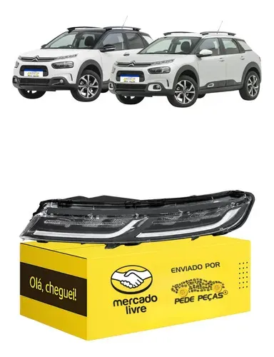 Farol C4 Cactus 2019 2020 2021 2022 23 2024 Drl Superior Le Esquerdo/motorista
