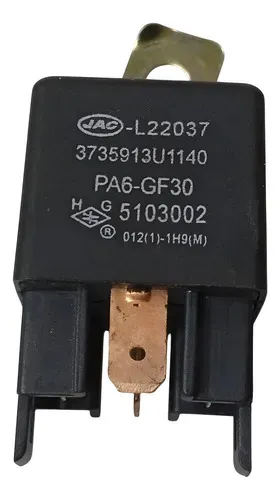 Relê Ventoinha Jac J3 2010 - 2015 / 3735913u1140 Preto