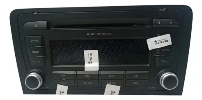 Rádio Cd Player Audi A3 Sportback 2011 Detalhe