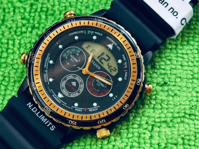 Citizen C050 Yatching Solo Per Italia Raro Como Windsurf Aqualand e Wingman