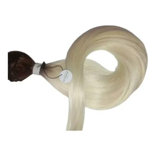 Cabelo FIBRA RUSSA LOIRO ESFUMADO NA TELA 70CM 200GR 