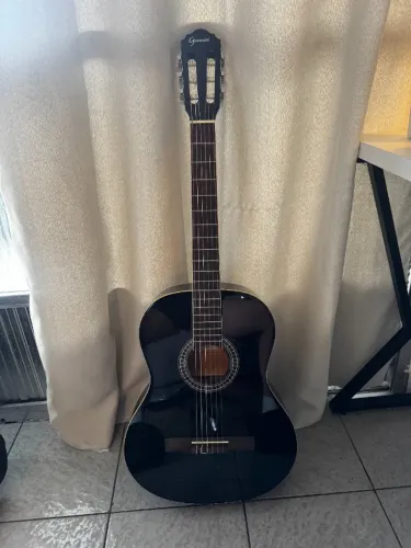 Violão Clássico Giannini GN-15 Estudo 4/4 Preto Verniz Brilhante