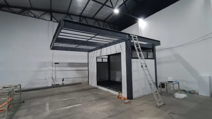 Módulos Container Habitáveis para Quiosques, Escritórios Fixos ou Móveis em Carretas - THT
