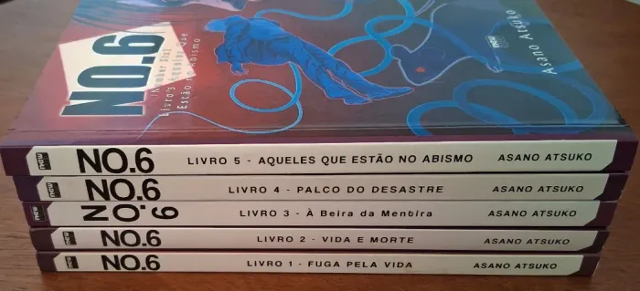 Livros Light Novel Nº 6 Asano Atsuko Vol 1 ao 5 NewPop