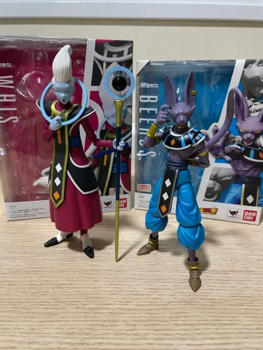 Beerus e Whis Figuarts Dragon Ball Bandai Tamashii