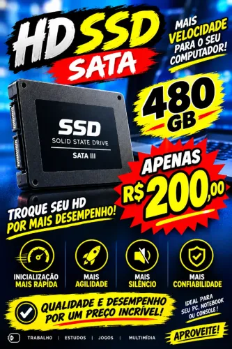 HD SSD SATA 480 GB