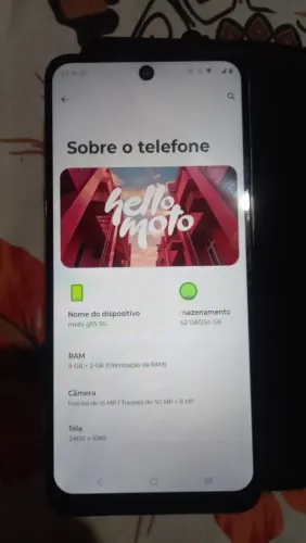 Motorola g55 256GB com nota fiscal