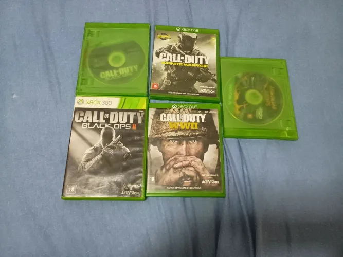 Vendo cds de jogos do xbox 360 e do One