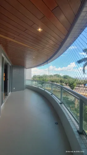 Ponta negra 3/4 + escritório, vista rio. 