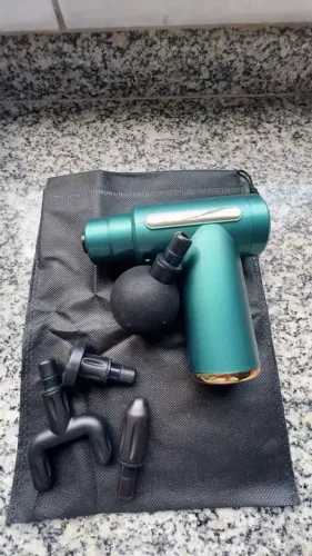 Pistola Massageadora 4 ponteiras - NOVA