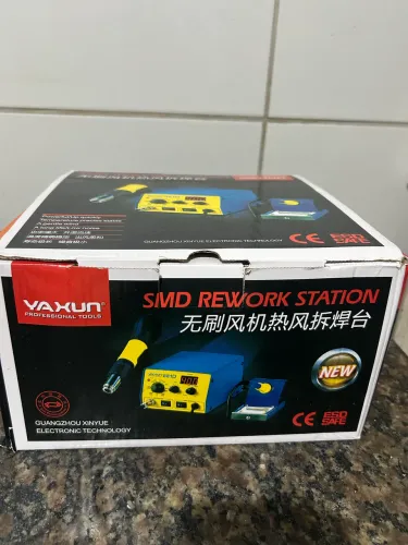 Estação Solda Retrabalho 3 Em 1 Yaxun Yx-886d+ Ar Quente 110/220v