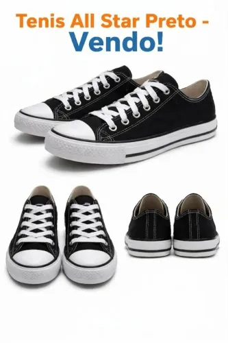 Tênis All Star Cano Baixo