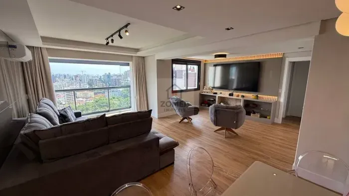 Apartamento Mobiliado com 99 metros 3 quartos 2 vagas no bairro Petrópolis - Porto Alegre 