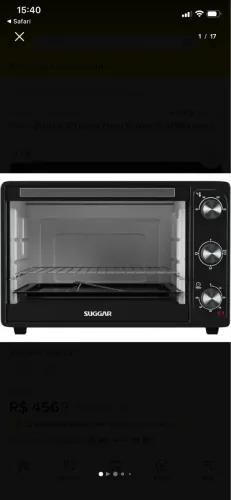 Forno elétrico Suggar 50l