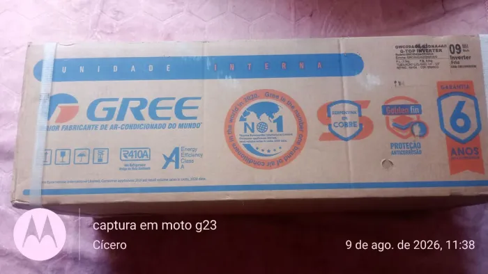 Vendo evaporadora zera na caixa gree Gtop inverter