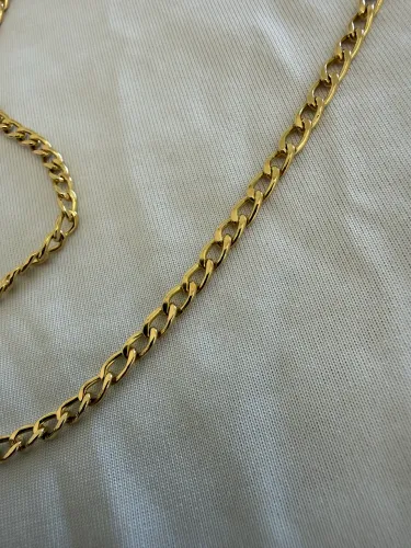 Linda Corrente em Ouro 18k, com 60cm de Diâmetro e 22,2g.