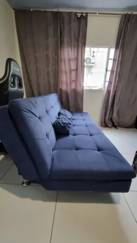 Vendo Sofá Cama Azul