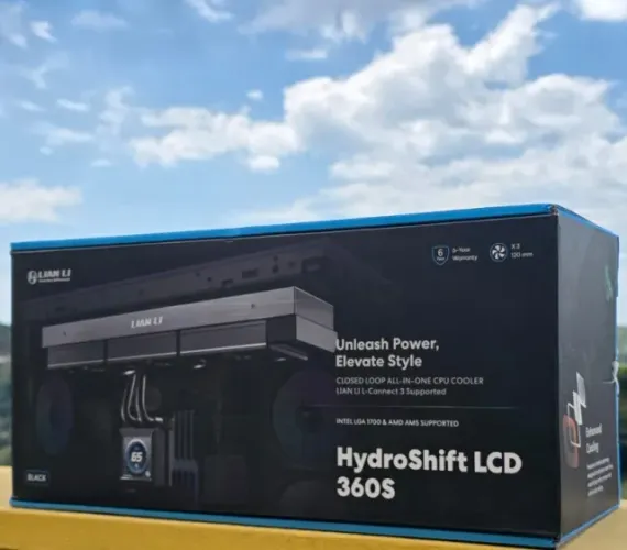 Water Cooler Lian Li Hydroshift Lcd 360s Preto 360mm