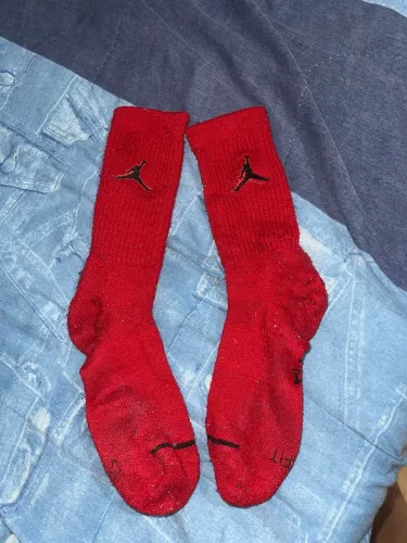 Meia Jordan Everyday Crew vermelho