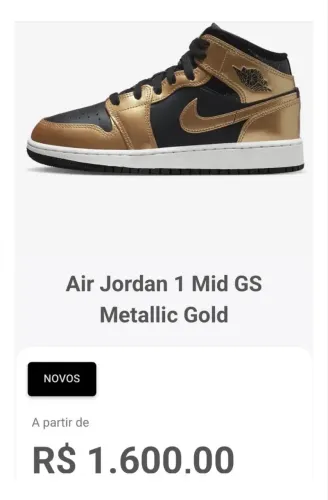 Tênis Nike jordan original novo