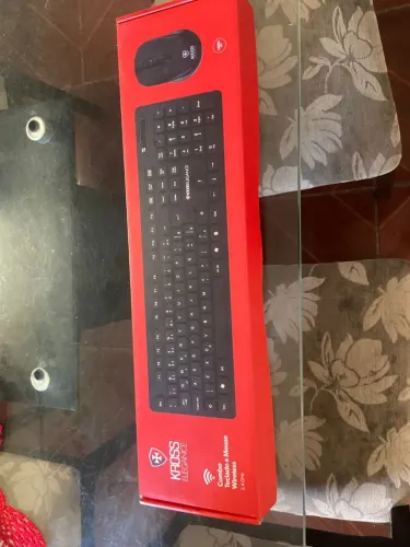 Kit teclado e mouse novo 