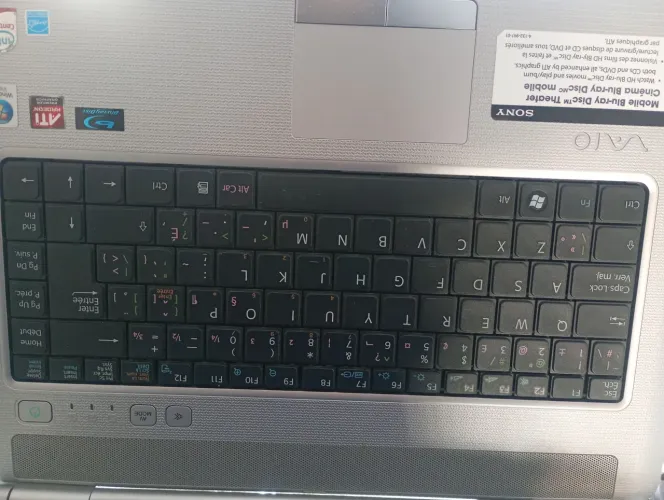 Notebook Sony vaio/pra retirada de peças