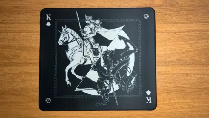 Mousepad ATK War Horse Preto 49x42 c/ Base Poron - SOMENTE VENDA