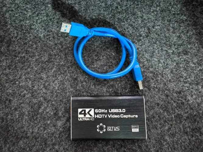 Placa De Captura Vídeo Externa Gamer Hdmi 4k 60fps Usb 3.0