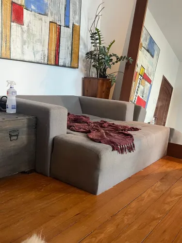 Chaise quadrada 150 x 150 com 5 almofadas
