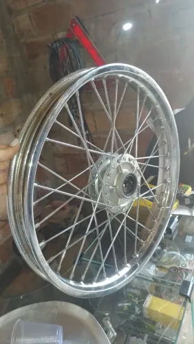 Roda dianteira TITAN/FAN