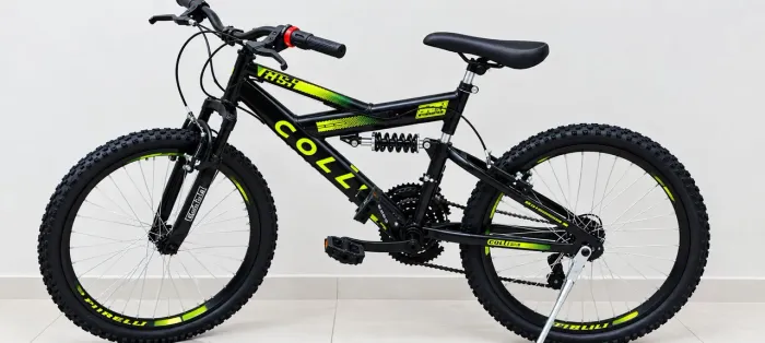 ? Bicicleta Aro 20 Colli GPS - Freio V-Brake | Suspensão Dupla