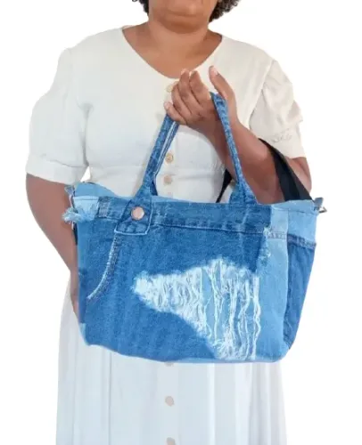 Bolsa Jeans Resisitente Upcycle